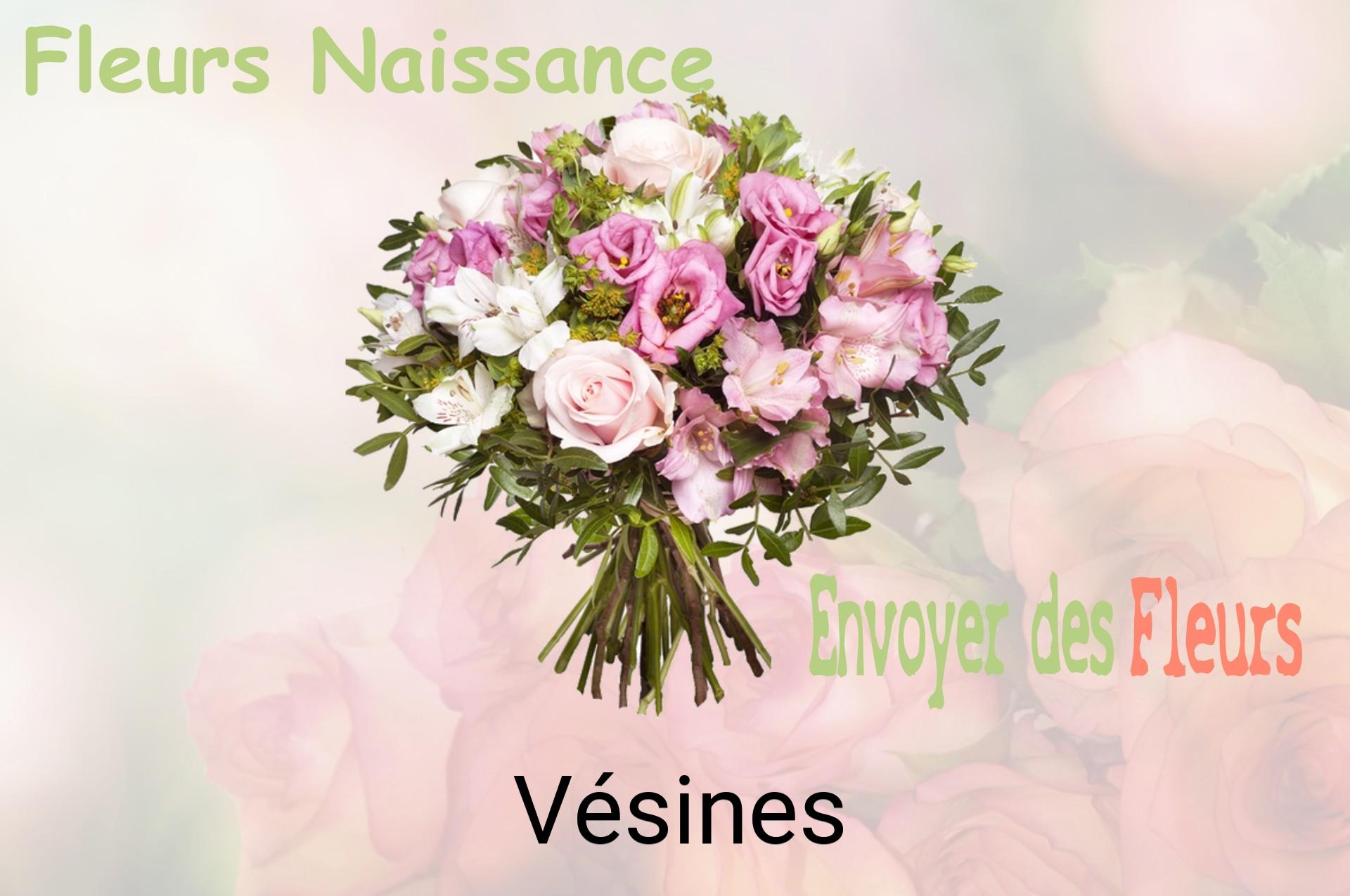 Bouquet de fleurs de naissance livré à Vésines